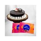 Vanilla Fresh Cream Cake With 2 Box Of Celebration Chocolates01