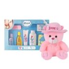 JOHNSON BABY GIFT HAMPER WITH 6 INCH TEDDY