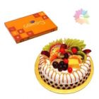 MIX FRUIT PREMIUM QUALITY CAKE WITH BOX OF CELEBRATIONS