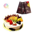 MIX FRUIT PREMIUM QUALITY CAKE WITH SET OF 3 BOURNVILLE CHOCOLATES